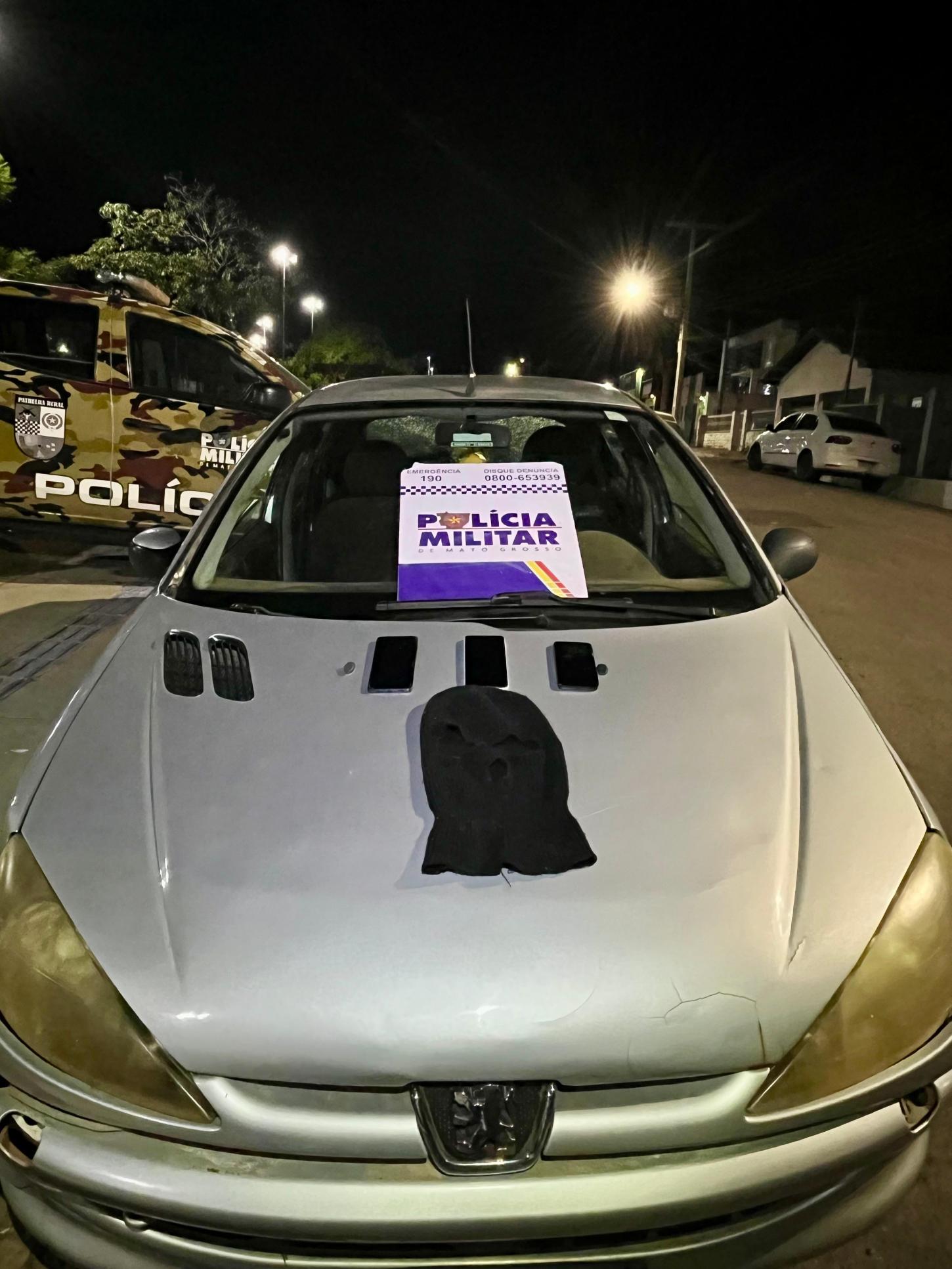 Polícia prende suspeita e apreende veículo ligado a roubos em Diamantino