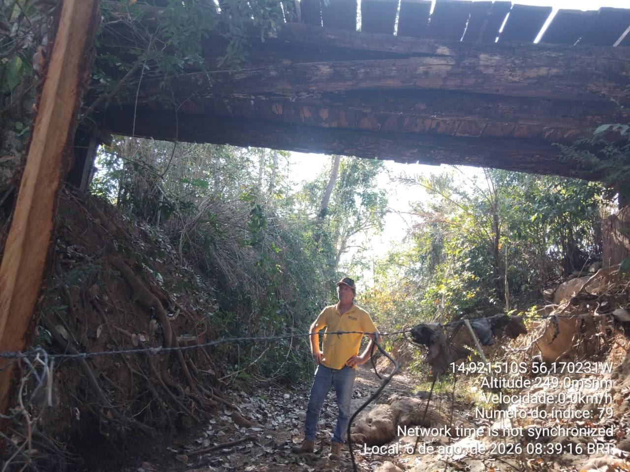 Prefeito Mariano Balabam na Zona Rural de Rosário Oeste