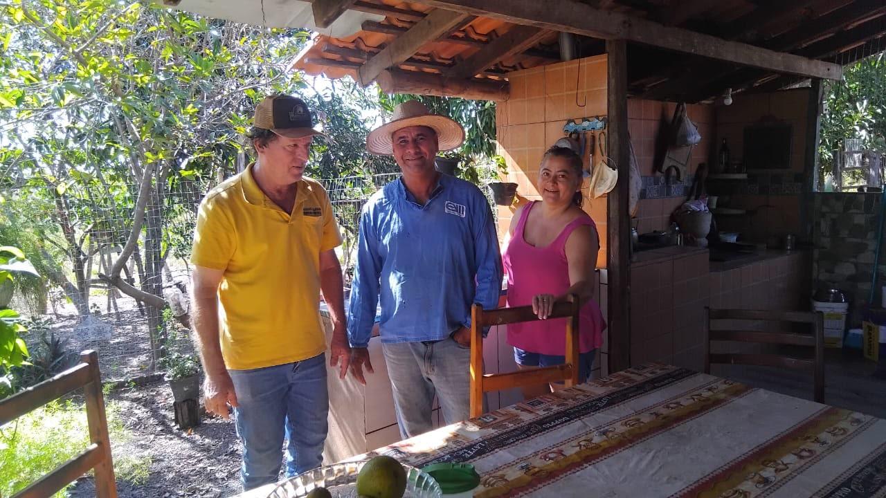 Prefeito Mariano Balabam na Zona Rural de Rosário Oeste