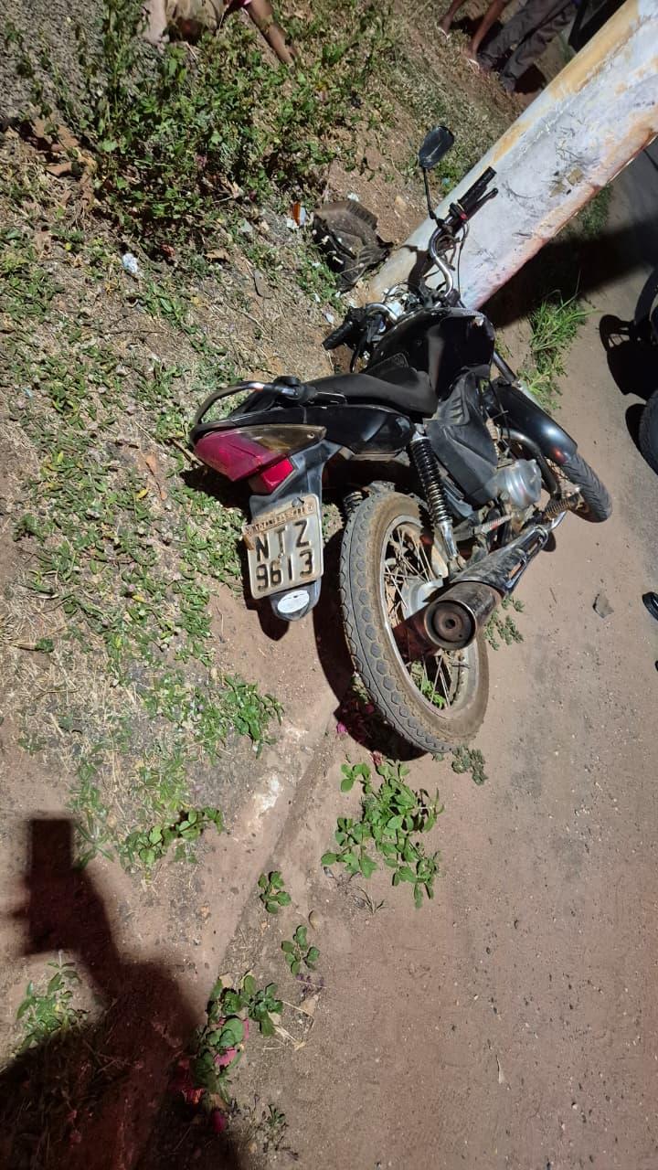 Motociclista morre após colidir contra poste em acidente em Alto Paraguai