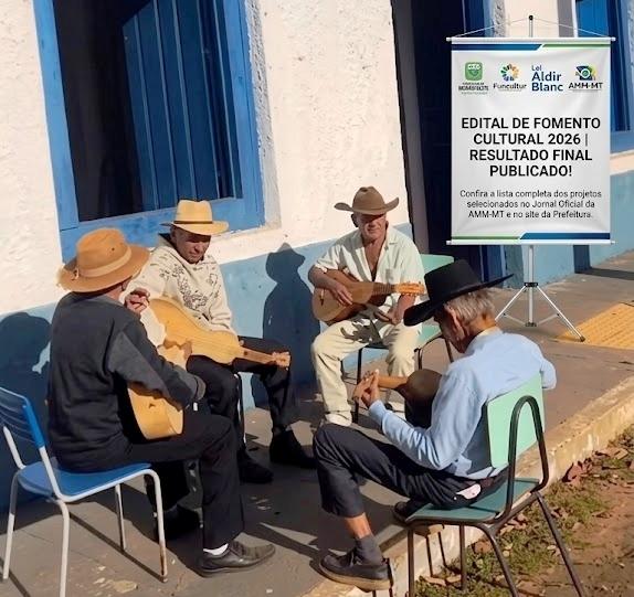 Rosário Oeste divulga resultado final do edital de fomento cultural