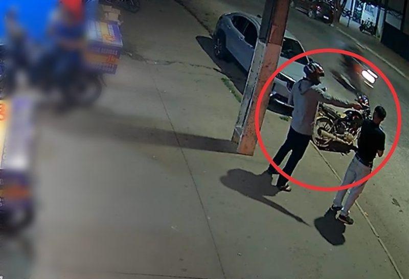 Vídeo mostra criminoso tentando matar filho de empresário a tiros em MT