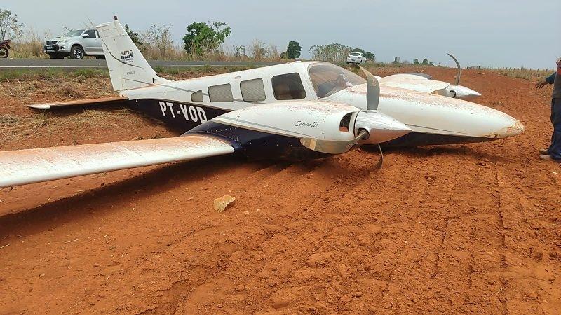 Aeronave que buscaria Júlio Campos realiza pouso forçado no interior de MT