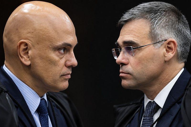 Alexandre de Moraes e André Mendonça quase “saem na porrada” no STF