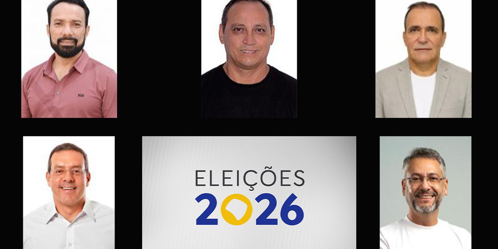 Candidatos ao governo do Amapá nas eleições deste ano