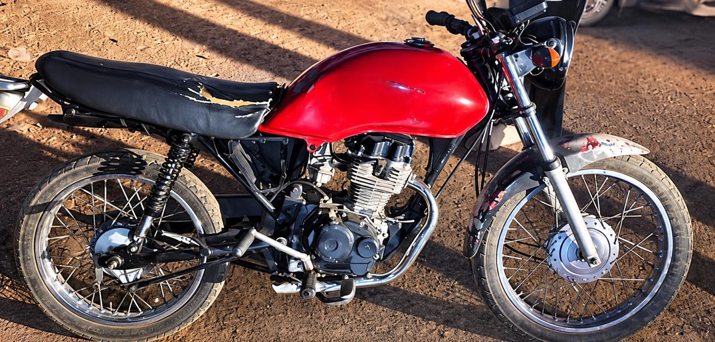 Homem é preso pela polícia militar por adulteração de motocicleta em Rosário Oeste