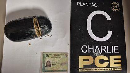 Mulher foi flagrada com maconha escondida na região pélvica ao tentar visitar marido