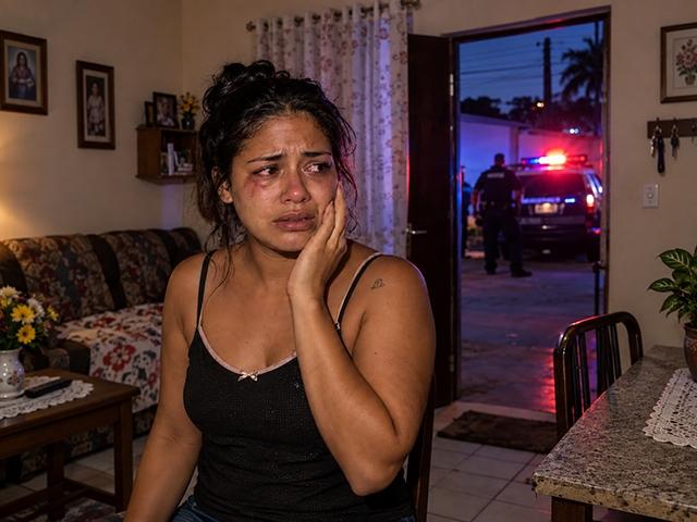 Mulher leva murro na cara após tentar terminar relacionamento com marido em Sorriso