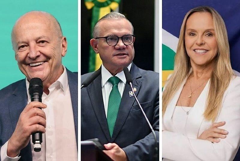 Otaviano Pivetta, 29%; Wellington Fagundes, 27%; Doutora Natasha, 11%