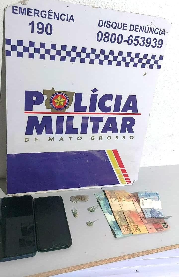 Polícia Militar combate tráfico de drogas em Diamantino e apreende menores no bairro Buriti