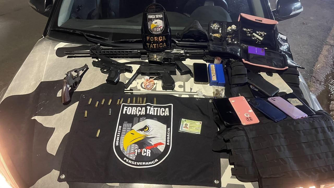 Polícia Militar prende quatro homens após roubo a mineradora em Nossa Senhora do Livramento