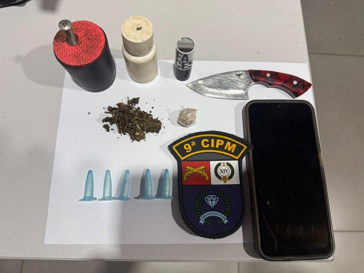Prisão em flagrante por tráfico ilícito de drogas é realizada em Arenápolis