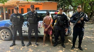 Suspeito foi preso em flagrante após morte de mulher e bebê a facadas em fazenda de MT 