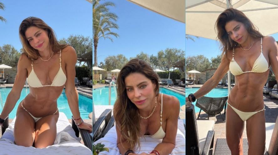 À beira da piscina, Daniela Cicarelli faz alerta sobre deficiência de vitamina D