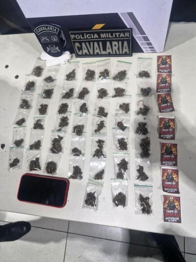 Adolescente é preso com 46 porções de maconha em Várzea Grande