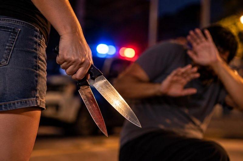 Briga de casal termina com homem esfaqueado e apreensão de facas em MT