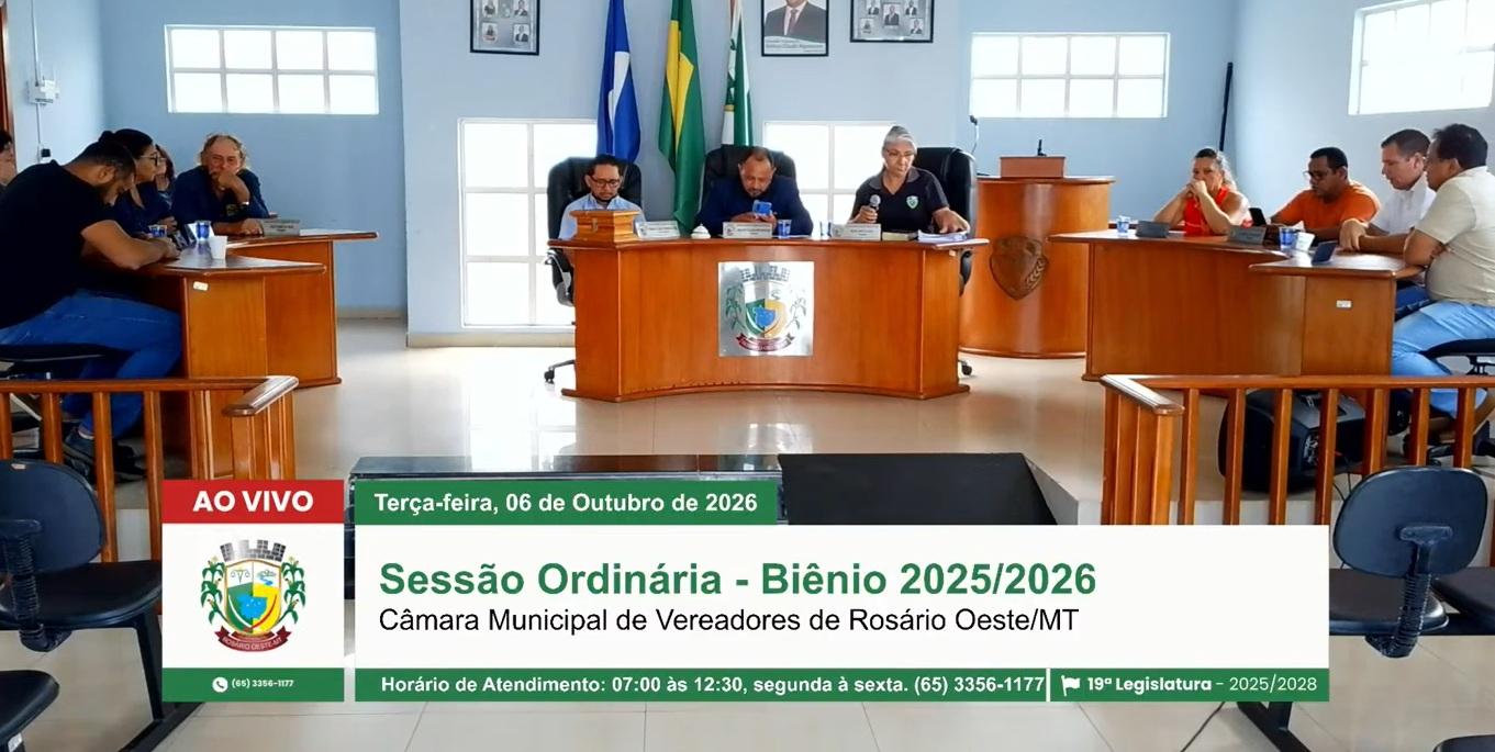 Câmara de Rosário Oeste aprova R$ 2,8 milhões em suplementação e veta polêmica em rua