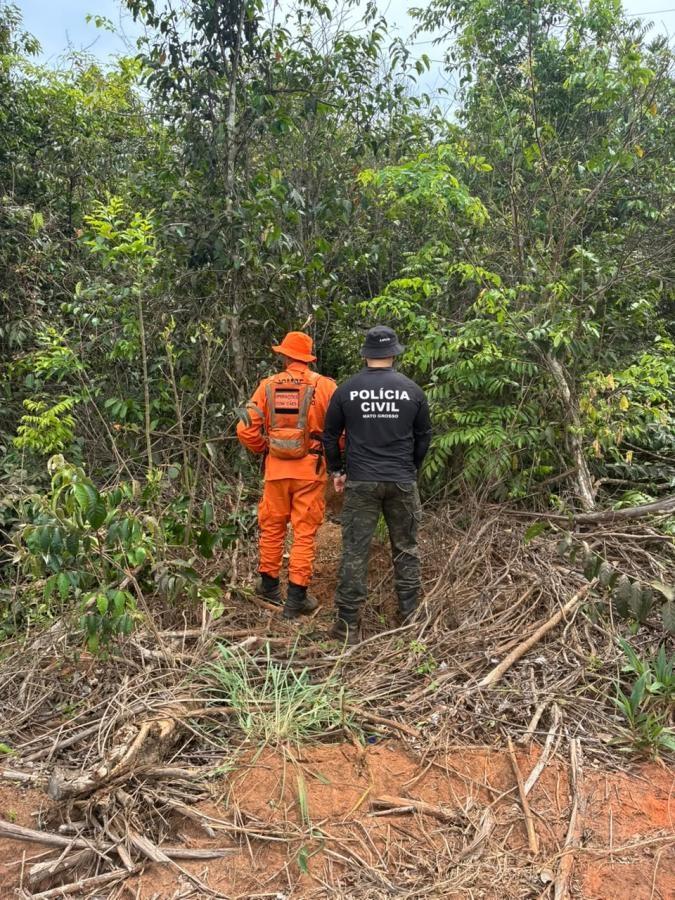 Corpo foi encontrado enterrado em cova rasa na zona rural de Mato Grosso