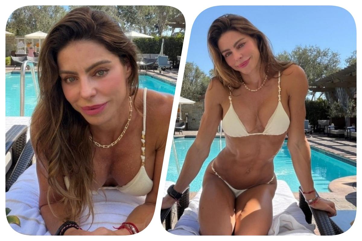 Daniella Cicarelli renova o bronzeado à beira da piscina: 'Saúde é equilíbrio'