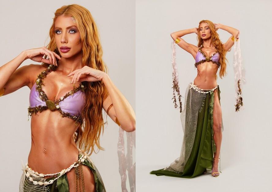 De princesa da Disney ao Halloween: Maria Lina surpreende com visual inspirado em Ariel