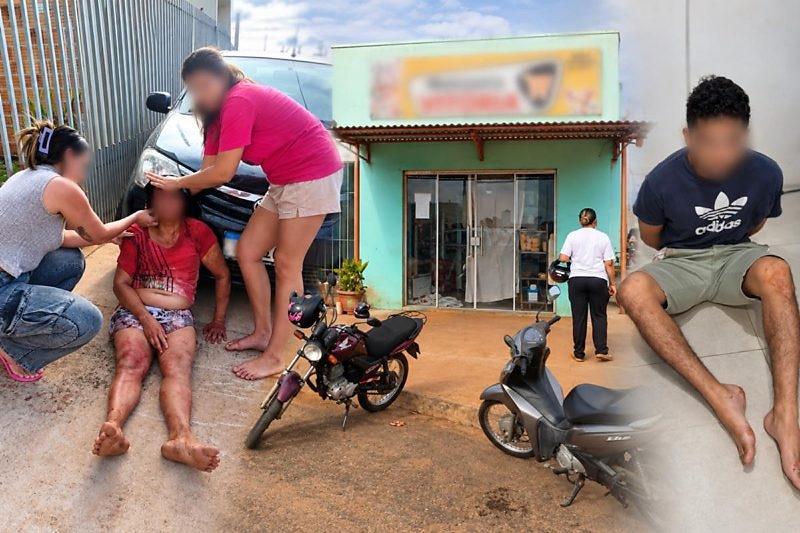 Emboscada violenta termina em socorro urgente de mulher em MT