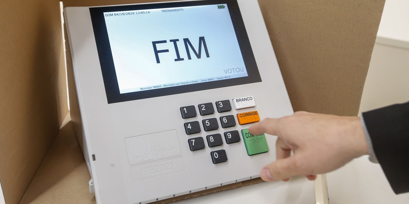 Balanço parcial registra 467 urnas eletrônicas trocadas nas primeiras horas