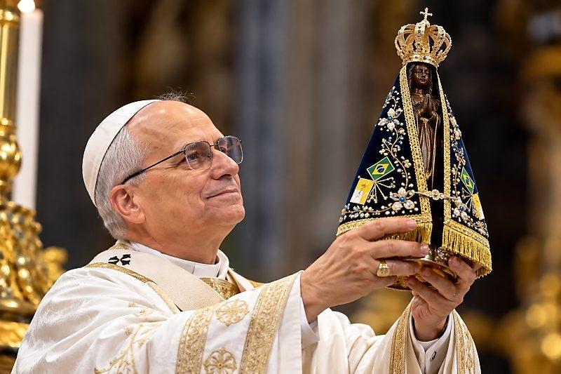 Papa Leão XIV homenageia Nossa Senhora Aparecida e pede proteção aos brasileiros