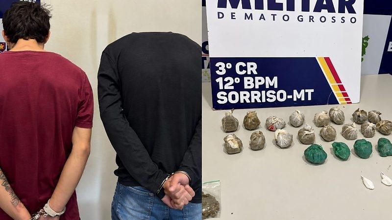 PM encontra drogas enterradas em área de mata após abordagem em Sorriso