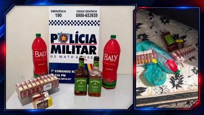 PM Prende Dupla e Recupera Carga Furtada de Comércio em Nova Olímpia