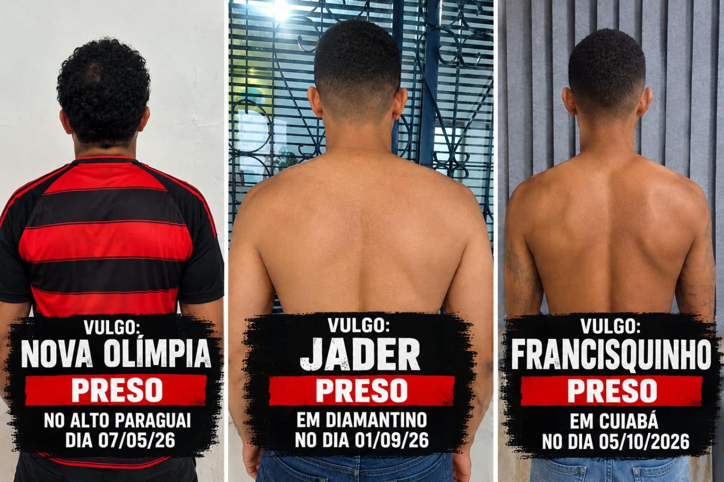 PM prende último envolvido em homicídios motivados por disputa de facções e desarticula grupo criminoso em Alto Paraguai