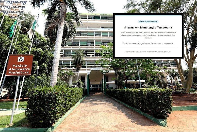 Possível ataque hacker tira site da Prefeitura de Cuiabá do ar