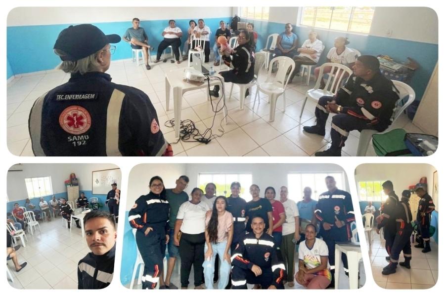 Professores da APAE de Rosário Oeste aprendem com o SAMU como agir em momentos decisivos