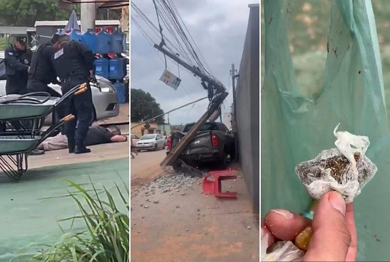 Rastro de Destruição em Cuiabá Termina com Prisão e Drogas