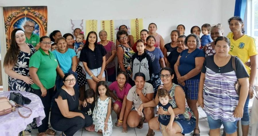 Rosário Oeste promove oficina de bordado e acolhimento para mulheres atendidas pelo PAIF