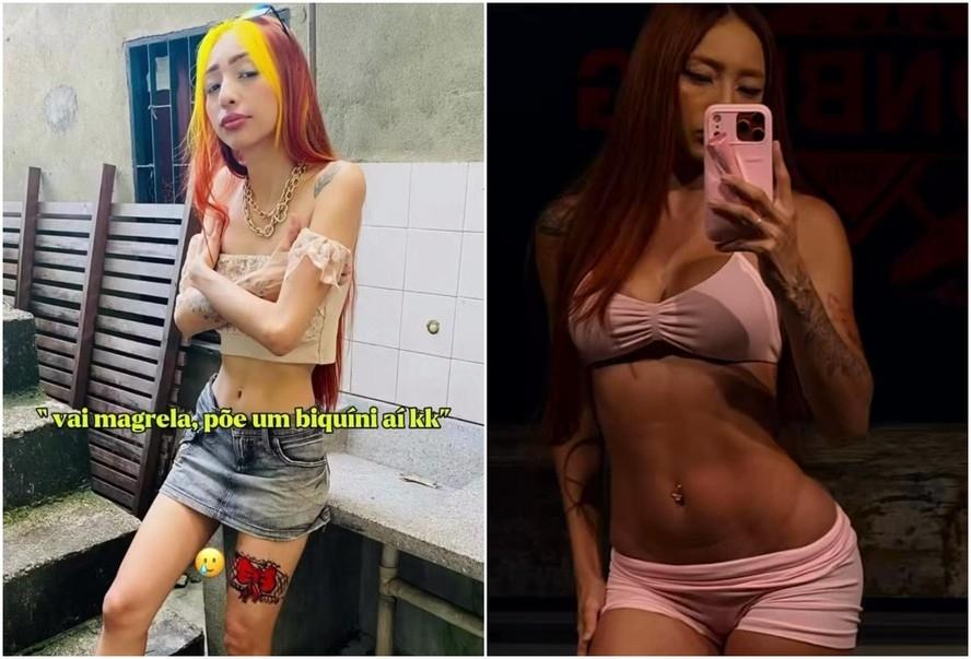 Ruivinha de Marte exibe shape após focar na vida fitness e ganhar 20 kg; fotos