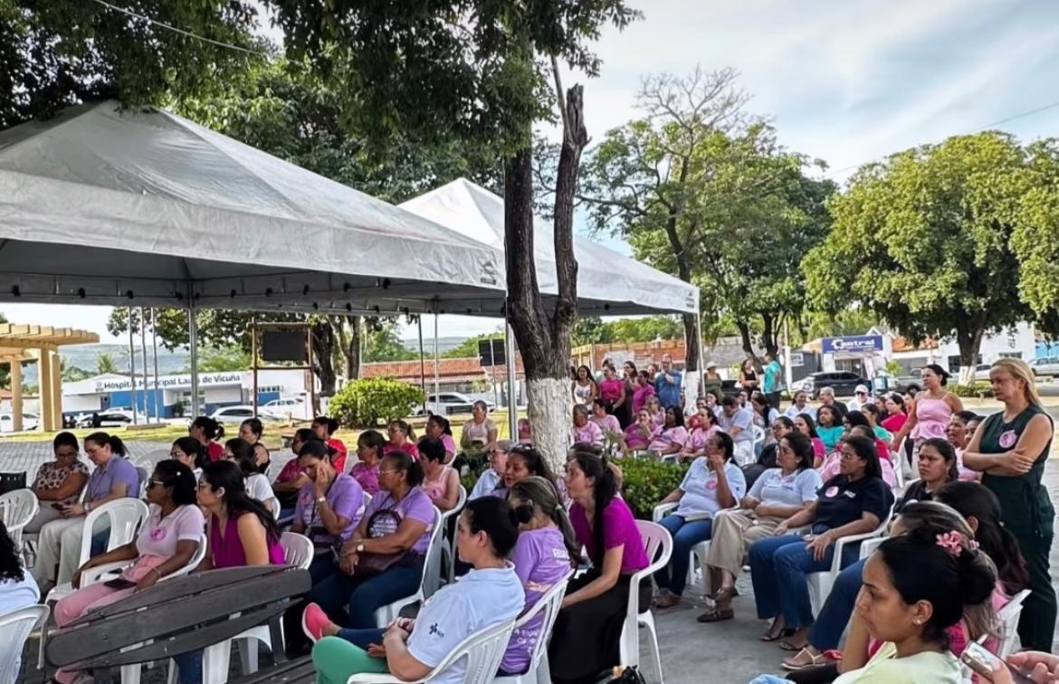 Saúde da mulher ganha destaque em encontro especial do Outubro Rosa realizado em Nobres