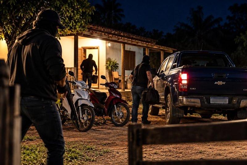 Terror na zona rural de Arenápolis: morador é amarrado durante roubo de três veículos