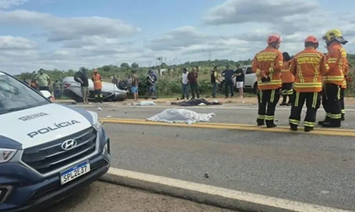 Acidente fatal em Diamantino tira vida de mãe e filha e deixa quatro feridos