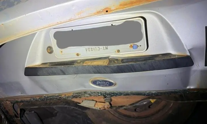 Acidente na rodovia mt-240 deixa casal ferido após capotamento em Santo Afonso