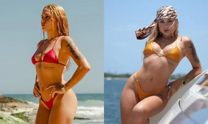 Affair do jogador Wesley França, Lara Jucá namorou Orochi e já foi vista aos beijos com Zé Felipe