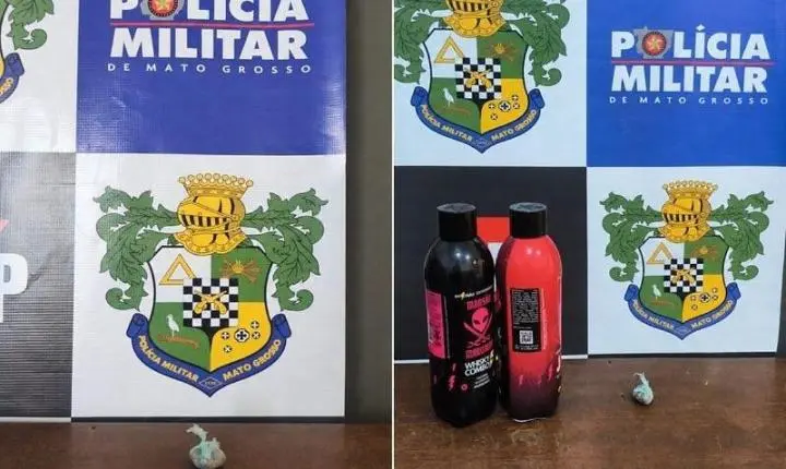 Alunos são flagrados com whisky e maconha dentro de escola em MT