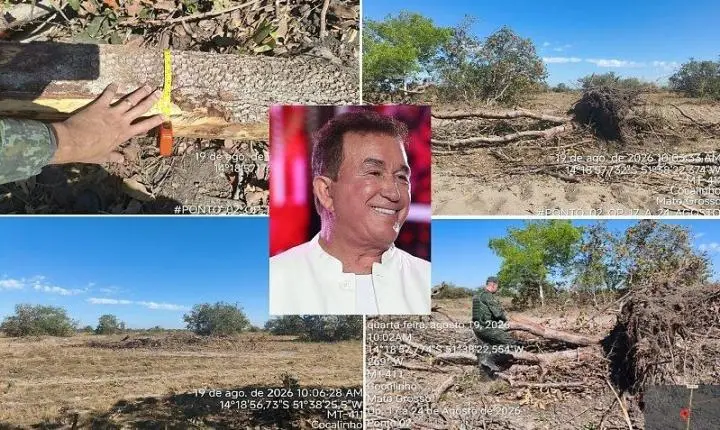 Amado Batista é multado em R$ 157 mil e tem área de fazenda embargada em MT
