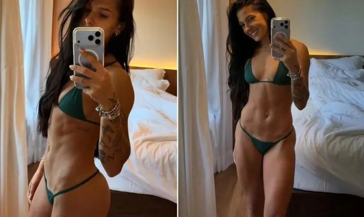  Ana Castela agita a web com vídeo de biquíni