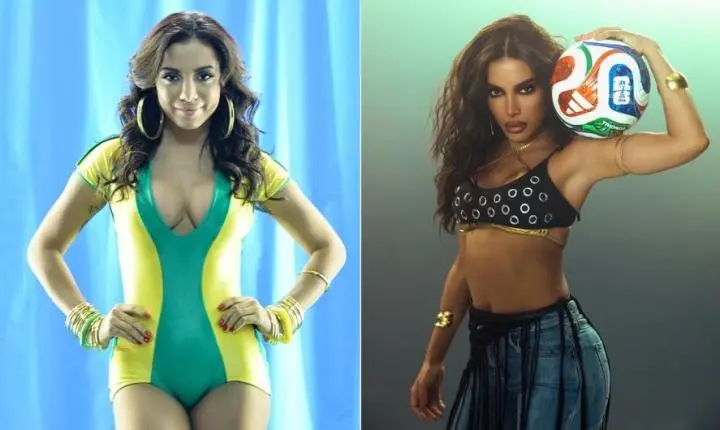 Anitta lança música para a Copa de 2026 e fãs relembram estreia dela na de 2014