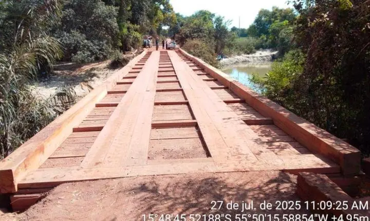 Após articulação de Juca, Sinfra autoriza projeto para ponte de concreto em Leverger