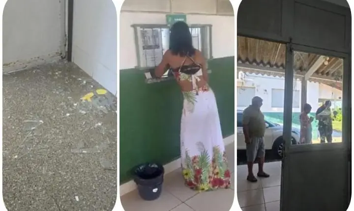Armado com facão, paciente invade posto de saúde, ameaça servidora e quebra vidros
