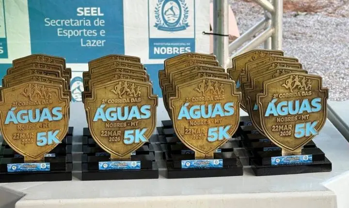 Atletas de Rosário Oeste brilham na 2ª Corrida das Águas em Nobres