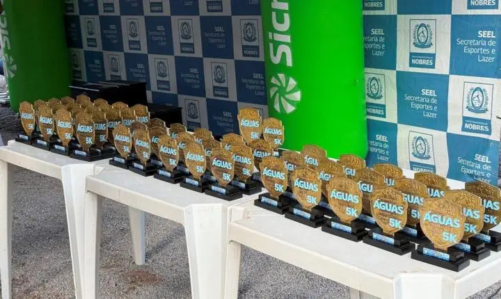 Atletas de Rosário Oeste brilham na 2ª Corrida das Águas em Nobres