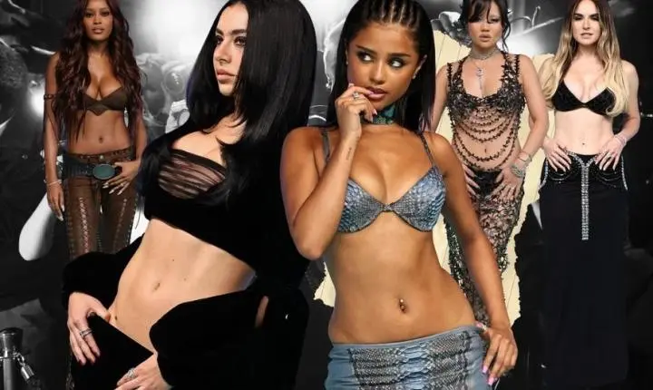 Barriga de fora? Tendência que marcou os anos 2000 ressurge no tapete vermelho do VMA