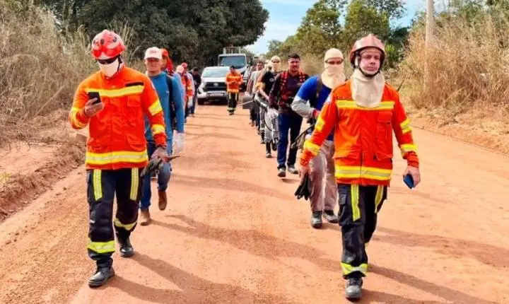 Brigadistas de Rosário Oeste recebem capacitação do Corpo de Bombeiros Militar de MT